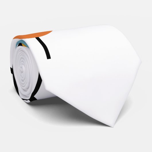 Moderne olijven uit de middeleeuwen stropdas (Opgerold)