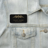 Moderne onroerend goed promotionele makelaar Logo Naamplaatje (In situ)