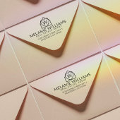 Moderne onroerend goed promotionele makelaar Logo Rubberstempel