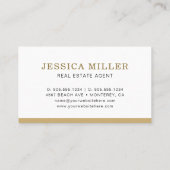 Moderne onroerend goed promotionele makelaar Logo Visitekaartje (Achterkant)