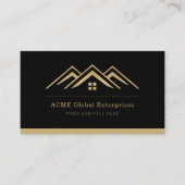 Moderne onroerend goed promotionele makelaar Logo Visitekaartje (Voorkant)