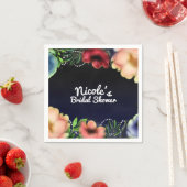 Moderne ontvangst van Floral Glow Chic Evening Par Servetten (Insitu)