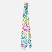Moderne ontwerp van Stippen voor regenbooglitter Stropdas (Voorkant)