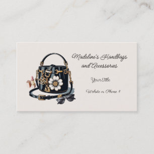 Moderne ontwerper handtas accessoires visitekaartj visitekaartje