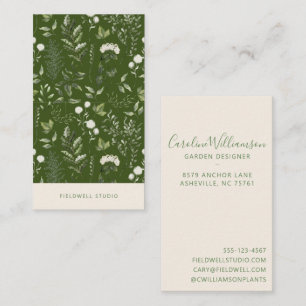 Moderne Ontwerper van Tuinen Branding Visitekaartje