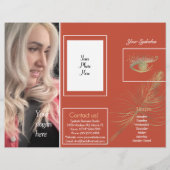 Moderne Oogwimper Servicesessie Brochure Flyer (Achterkant)