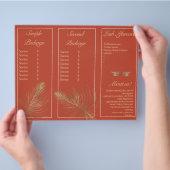 Moderne Oogwimper Servicesessie Brochure Flyer (Hand)