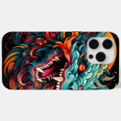 Moderne oosterse draak Majesteit Case-Mate iPhone Case (Achterkant (horizontaal))