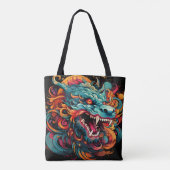 Moderne oosterse draak Majesteit Draagtas (Achterkant)