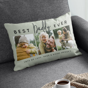 Moderne Op Maat Gemaakte Beste Papa Ooit 3 Foto Kussen