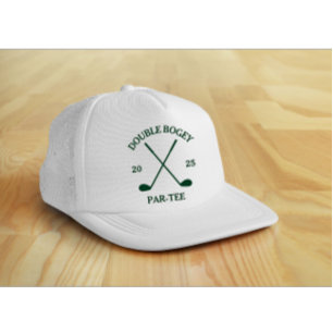 Moderne op maat gemaakte grappige golf liefhebber trucker pet