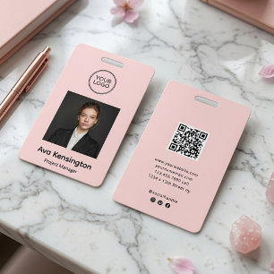 Moderne op maat gemaakte personeelsfoto ID-badge m Badge