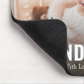 Moderne opa en ik gepersonaliseerd muismat (Hoek)