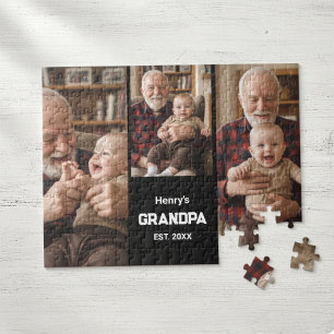 Moderne Opa Oprichtings Naam Jaar 3 Foto  Legpuzzel
