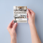 Moderne Open Huis Makelaar Flyer (Hand)