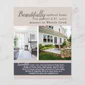 Moderne Open Huis Makelaar Flyer (Achterkant)