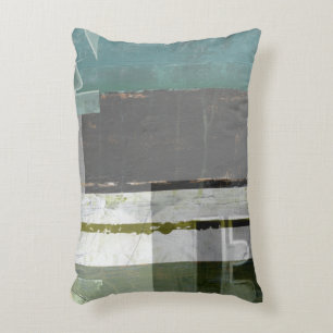 Moderne opmaak met geordende letters accent kussen