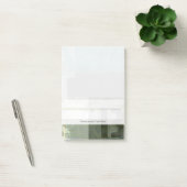 Moderne opmaak met geordende letters post-it® notes (Kantoor)