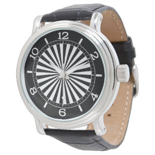 Moderne optische draaiwiel met barst horloge