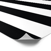 Moderne optische illusie wand zwart-wit poster (Hoek)