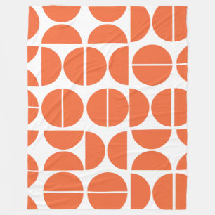 Moderne Oranje medicament Abstract Fleece Deken
