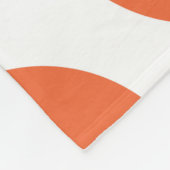 Moderne Oranje medicament Abstract Fleece Deken (Hoek)