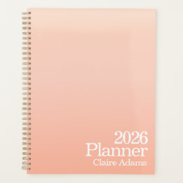 Moderne Oranje Ombre Planner