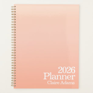 Moderne Oranje Ombre Planner