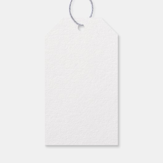Moderne Oranjedoop Cadeaulabel (Achterkant)