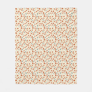 Moderne organische terrazzo Abstracte stenen moz Fleece Deken