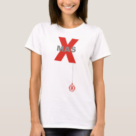 Moderne Ornamenten met kerstbomen T-shirt