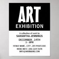 Moderne oude artistieke tentoonstelling Adverteren