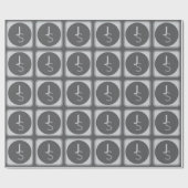 Moderne Overlappende Monogram Initiaal Letters | G Cadeaupapier (Vlak)