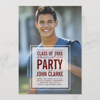 Moderne Overlay Mannelijke Fotogradatie Partij Kaart