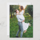 Moderne overlay penseel penseel opslaan onze datum save the date (Achterkant)