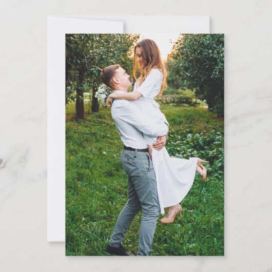 Moderne overlay penseel penseel opslaan onze datum save the date (Achterkant)