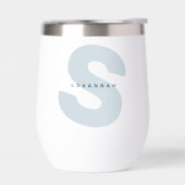 Moderne, overmaatse monogrammen Initiaal & naam (Links)