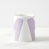 Moderne, overmaatse monogrammen Initiaal & naamkof Koffiemok (Center)