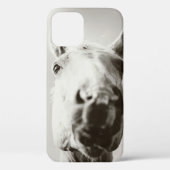 Moderne paardenliefhebber Paardenruiter Case-Mate iPhone Case (Achterkant)