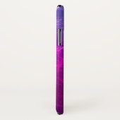 Moderne Paarse en blauwe veelhoekige achtergrond Case-Mate iPhone Case (Achterkant / rechts)