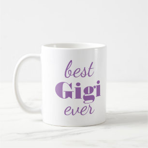 Moderne Paarse Gigi gepersonaliseerde aangepaste M Koffiemok