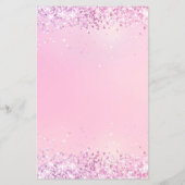 Moderne Paarse Glitter Paarse Salon Flyer (Achterkant)