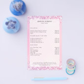 Moderne Paarse Glitter Paarse Salon Flyer (Enkel)