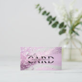 Moderne, Paarse glittersalon, 10 - Informatiekaartje (Staand voorkant)