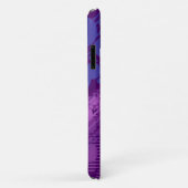 Moderne Paarse grunge Case-Mate iPhone Case (Achterkant/rechts)