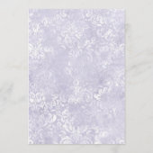 Moderne  Paarse Kaarten van het Menu van de Bindin (Achterkant)