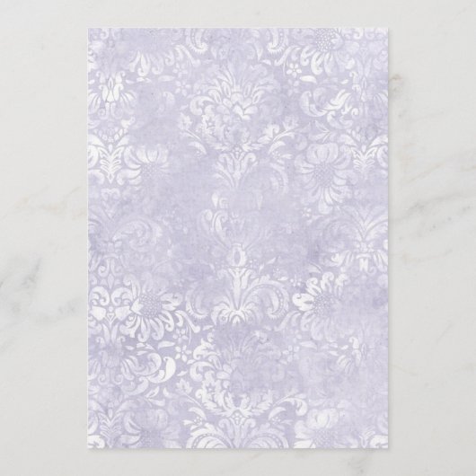 Moderne Paarse Kaarten van het Menu van de Bindin (Achterkant)