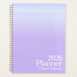 Moderne Paarse Ombre Planner