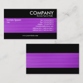 Moderne - Paarse textuur in penseelpenseel Visitekaartje (Voorkant / Achterkant)