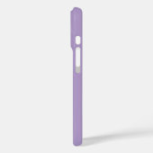 Moderne Paarse Witte Monogram Naam Case-Mate iPhone Case (Achterkant / Links)